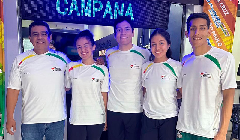 Taekwondo de Bolivia en Brasil: Esfuerzo y Autogestión hacen posible su Participación.